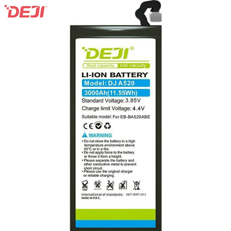 Battery DEJI-Samsung EB-BA520ABE (3000 mAh) For Wholesale Galaxy A5 (2017) SM-A520