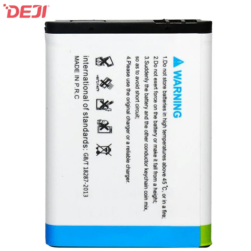 DEJI-Nokia BL-5B battery Wholesale (800 mAh) for 3220 5070 5300 5500 6120