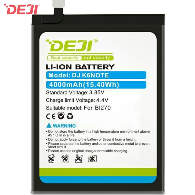 DEJI-Lenovo BL270 battery (4000 mAh) for K6 Note K53a48 Vibe K6 Plus