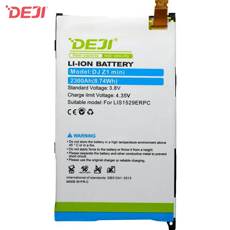 Battery DEJI-Sony LIS1529ERPC (2300mAh) for Wholesale Xperia Z1 Compact D5503 Z1 Mini