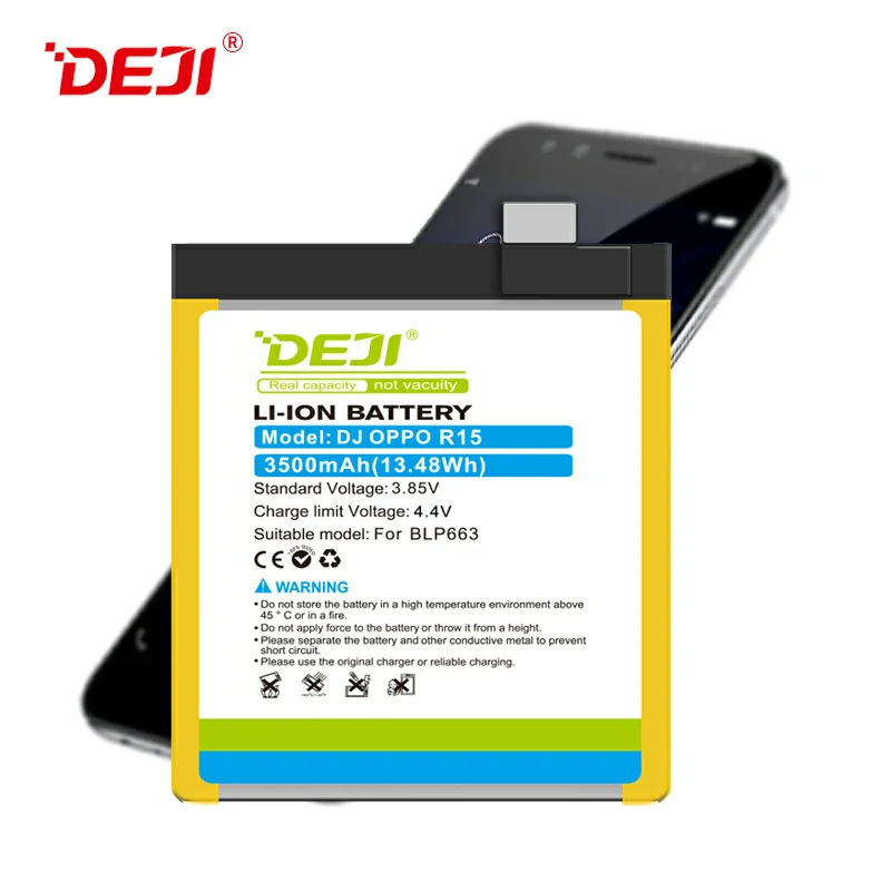 High Capacity 3500mAh Replacement Phone Battery BLP681 For OPPO R15 Batteries With Free Tools