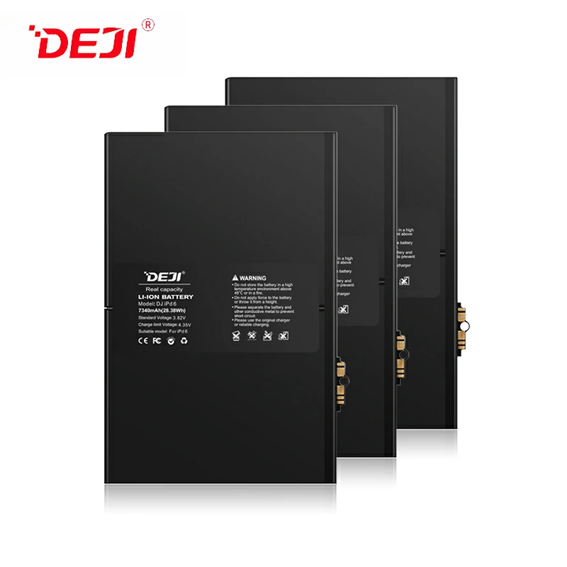 DEJI 3.82v Phone Battery New Product 7340mah For Wholesale Ipad 6 OEM For Ipad Air2 Battery