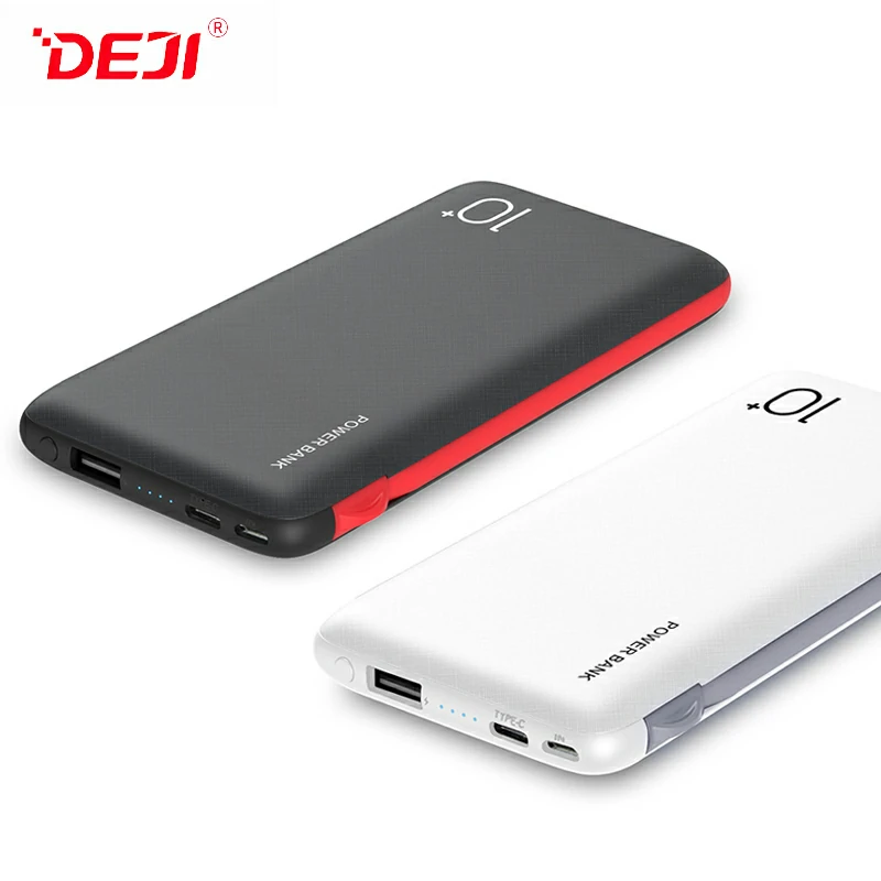 DJ-220 New Power Bank 10000mAh Wholesale Quick Charge With AC Plug And 3 Built In Cable