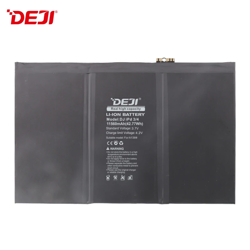 OEM Lithium 11560mAh Batteries DEJI Replacement Battery Wholesale For Ipad 3/4 Air Battery