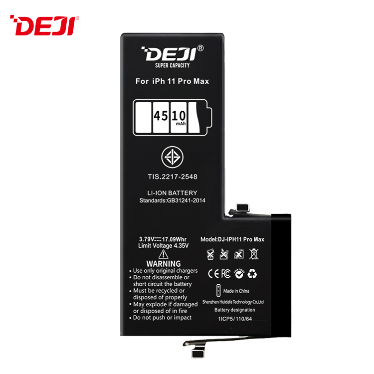 DEJI High Capacity 4510mah Iphone11Pro Max Mobile Phone Battery Wholesale Manufacturer