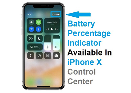 How To Get Battery Percentage On IphoneX