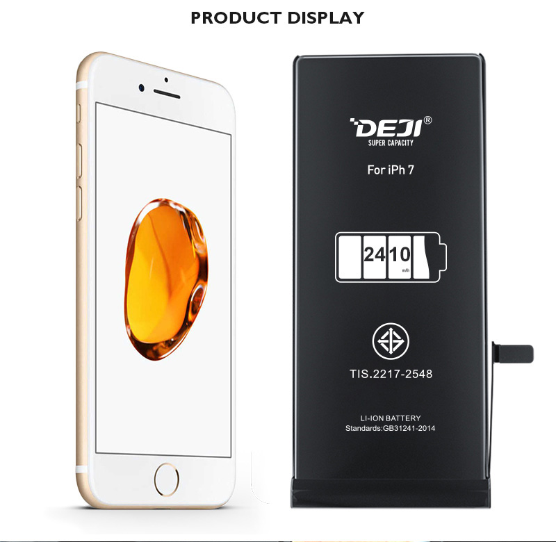 2022 New Design 2410mAh Full Capacity GB t18287Mobile Phone Battery For Wholesale Iphone7