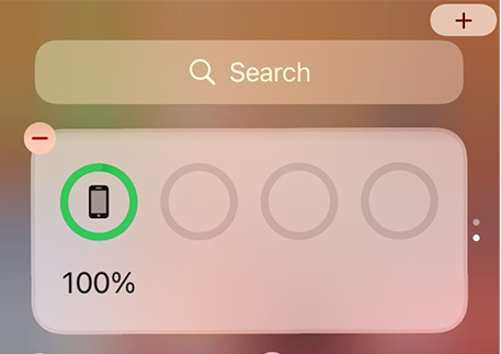 How To Add Iphone Battery Widget