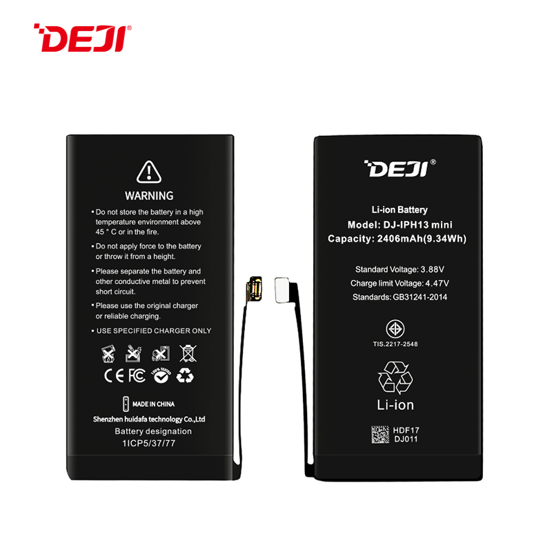 DEJI Brand 2406mAh IPhone13mini Original Capacity Battery Manufacturer