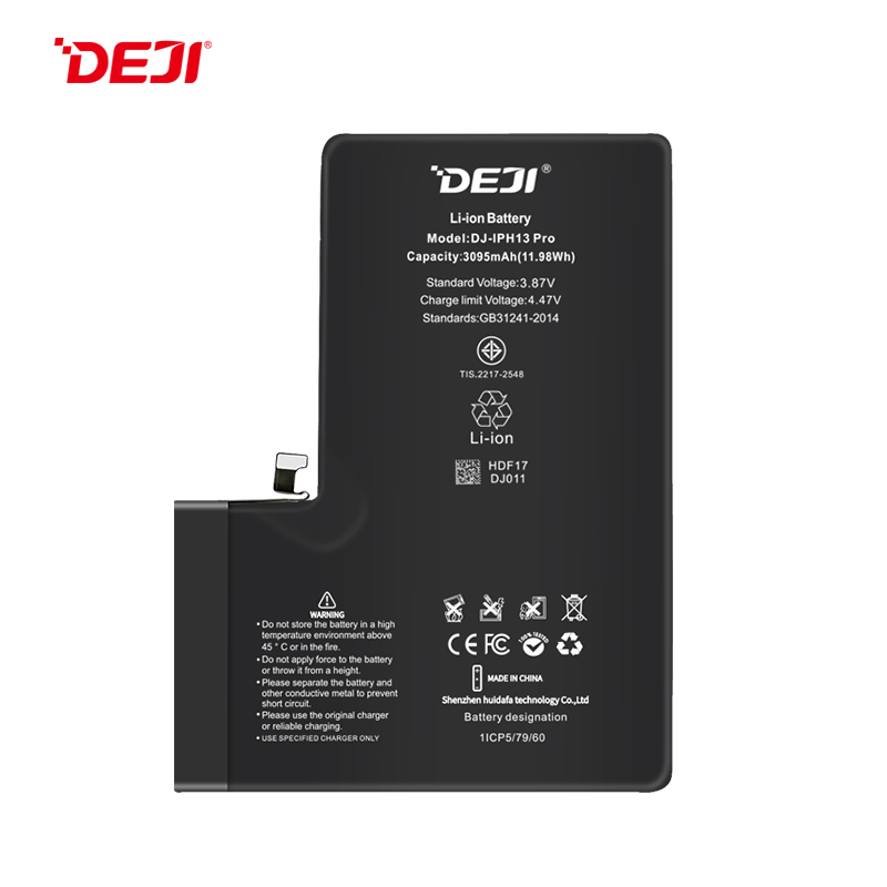 DEJI Brand 3095mAh IPhone13Pro Original Capacity Battery Wholesale Factory