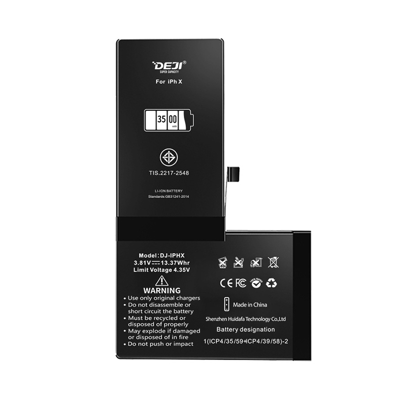 Wholesale High-Capacity 3500mAh iPhone X Battery - Dual IC Protection - Longer Life