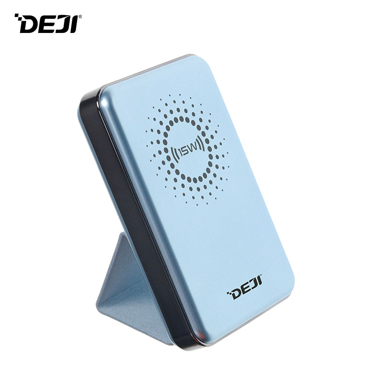 DEJI 3-in-1 10000mAh Magnetic Wireless Power Supply with Stand and Charging Cable