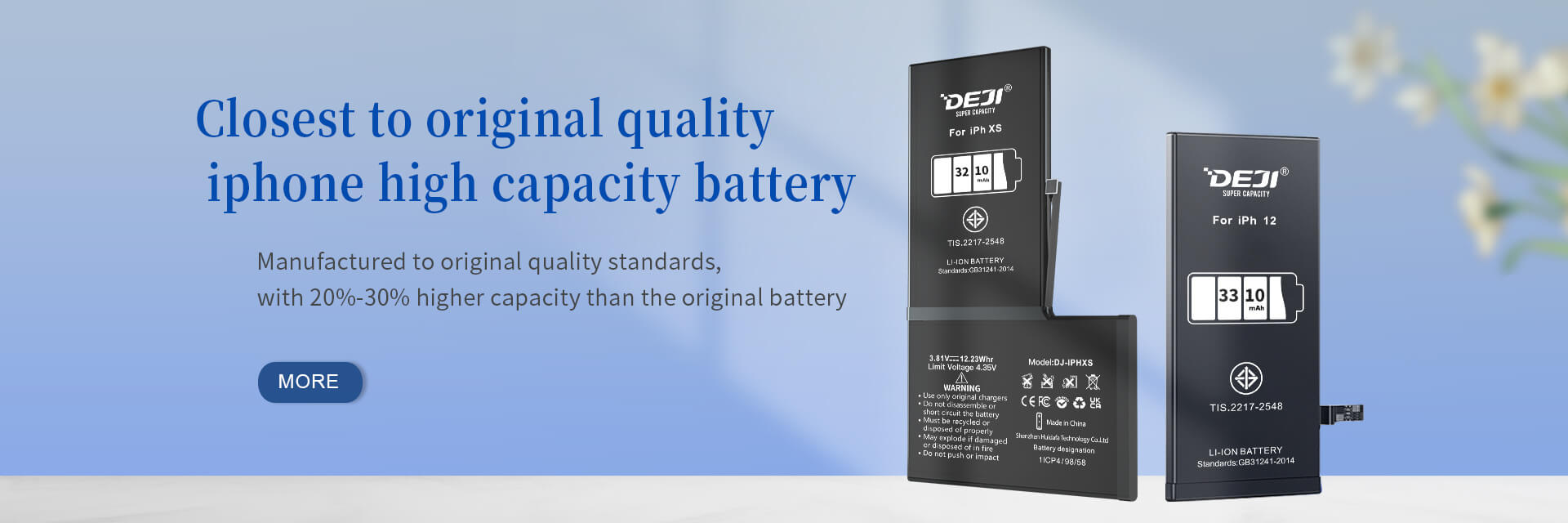 DEJI iphone high capacity battery