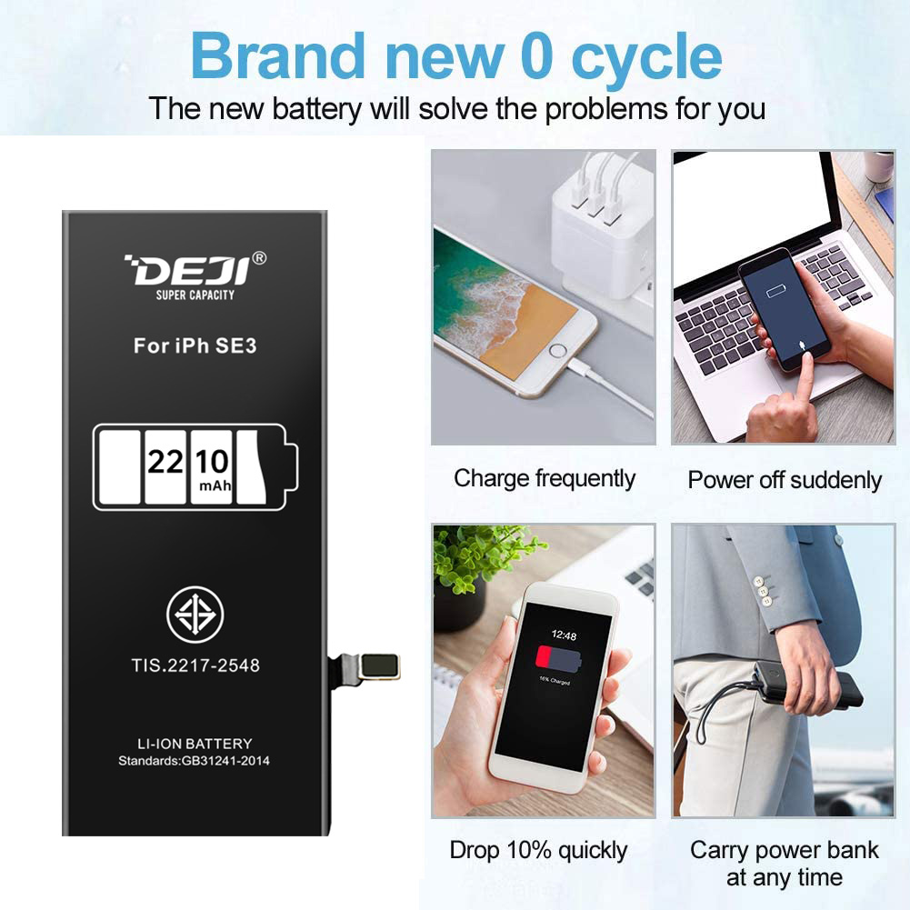 iPhone se3 new zero cycle large capacity battery