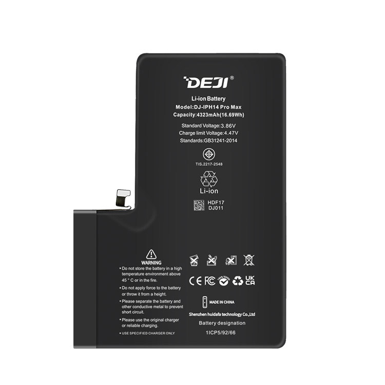 Deji Brand Iphone 14 promax 4323mAh Battery Wholesale Supply