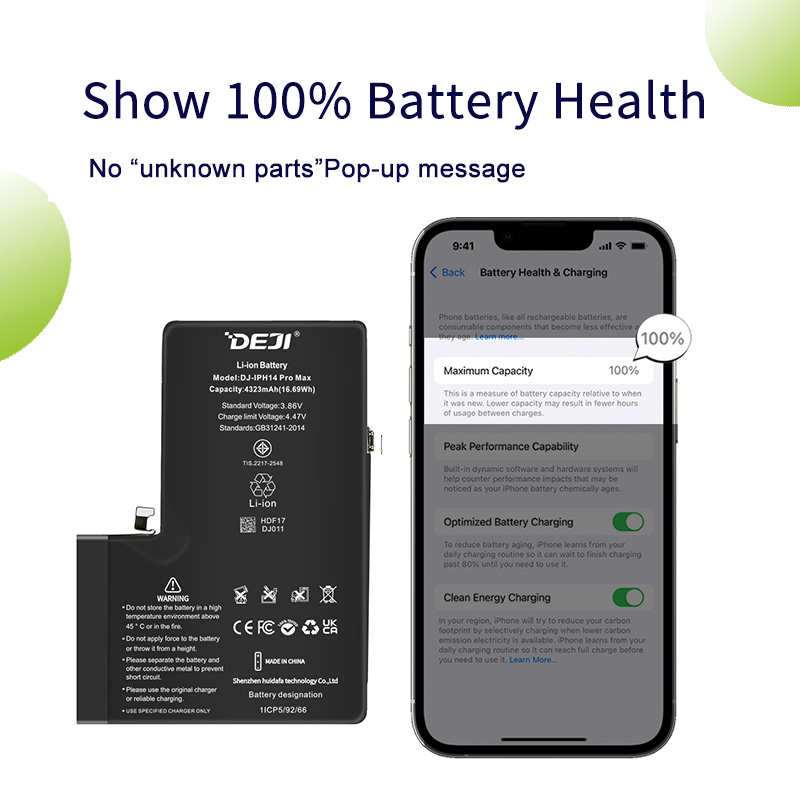 The Best iPhone 14 Pro Max Refurbished and Repaired Battery Show 100% Battery's Health