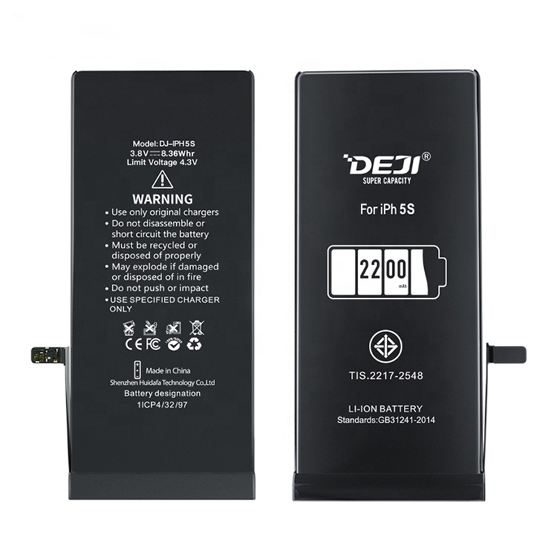 2200mAh 100% Ultra-High Capacity Mobile Replacement Battery For Wholesale Iphone 5s