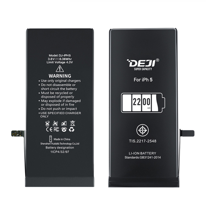 Best Quality 2200 mAh High Capacity Iphone 5 Cell Phone Battery With Wholesale Price