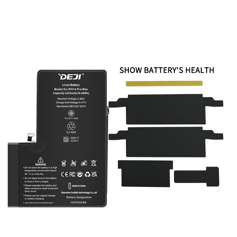 DEJI-iphone14promax-dj-battery-100%-health-display