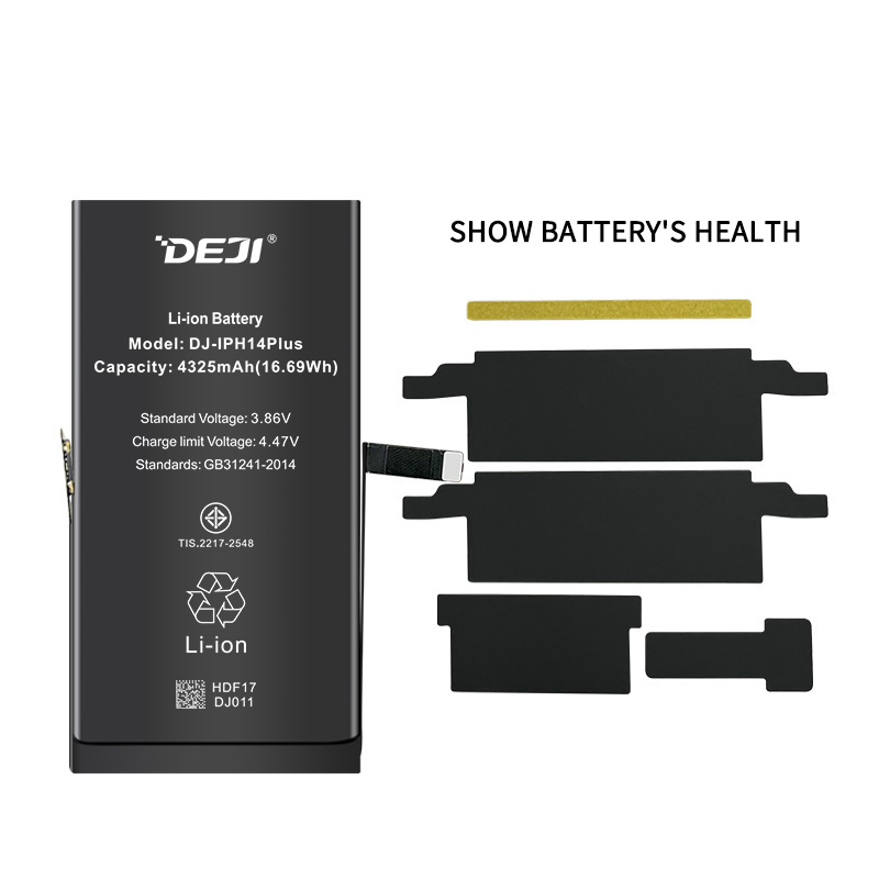 DEJI-iphone14plus-dj-battery-100%-health-display.j