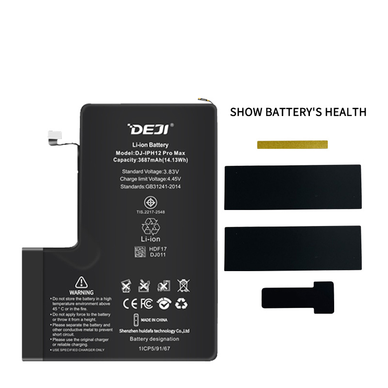 DEJI-iphone12-promax-dj-battery-show-100%-health.j