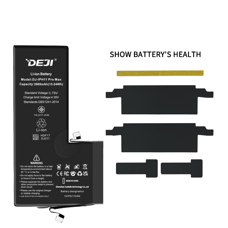 DEJI iPhone 11 ProMax Battery Show Battery's Health Original Quality 3969mAh