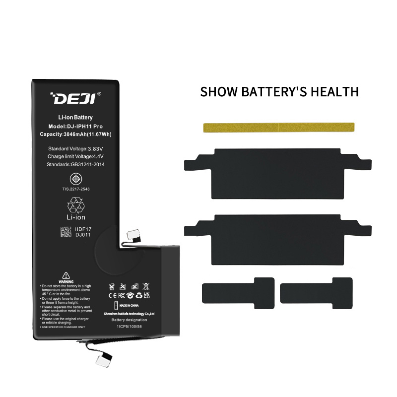 IPhone 11 Pro Battery 3046mAh Show Battery's Health, Best For Refurbished Phones And Repairs