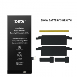 DEJI iPhone 11 배터리는 배터리 상태를 보여주며 휴대폰과 완벽하게 호환됩니다.
