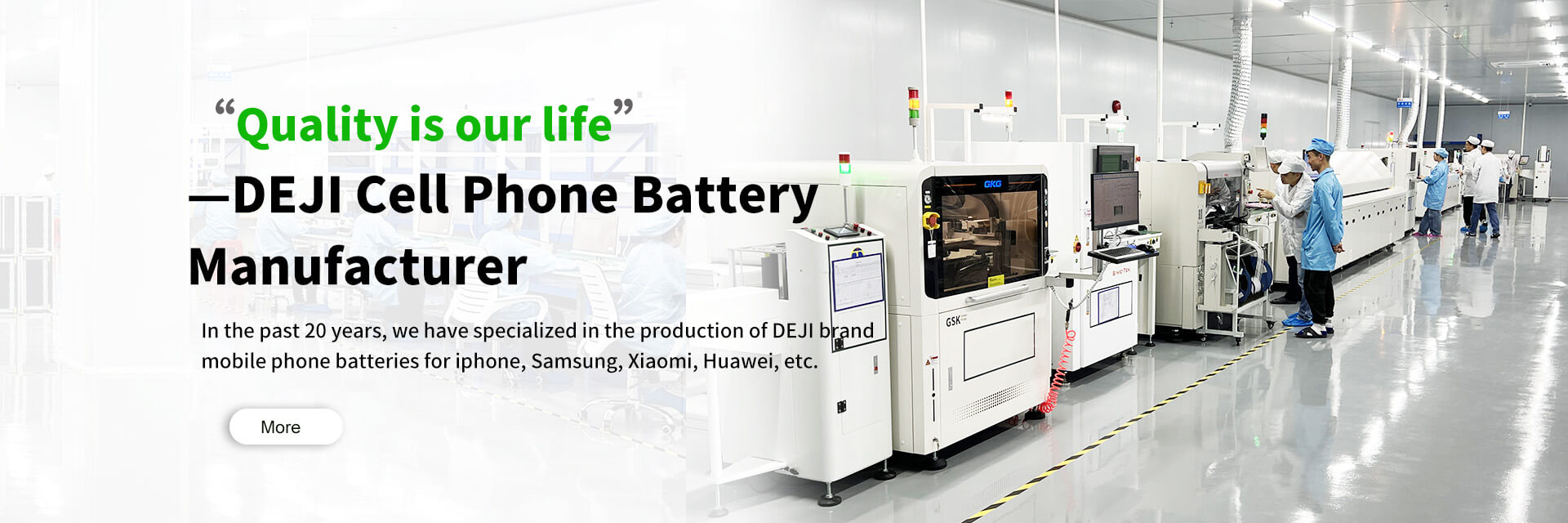 DEJI battery manufacturer