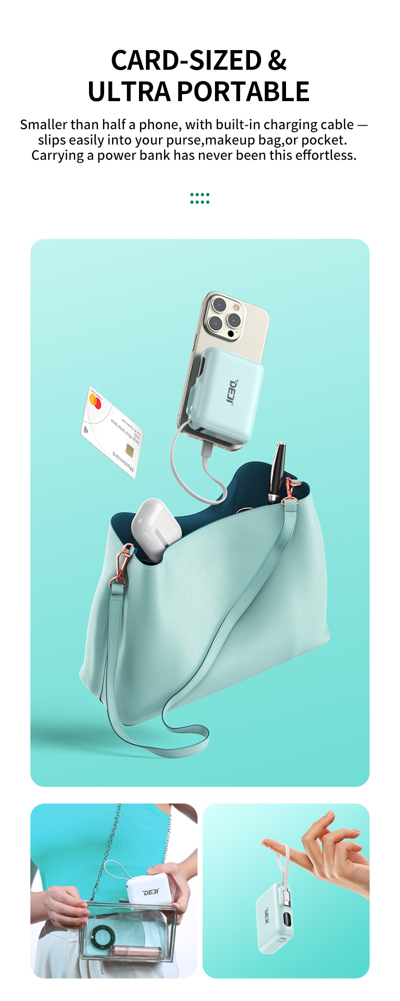 CARD-SIZED &ULTRA PORTABLE