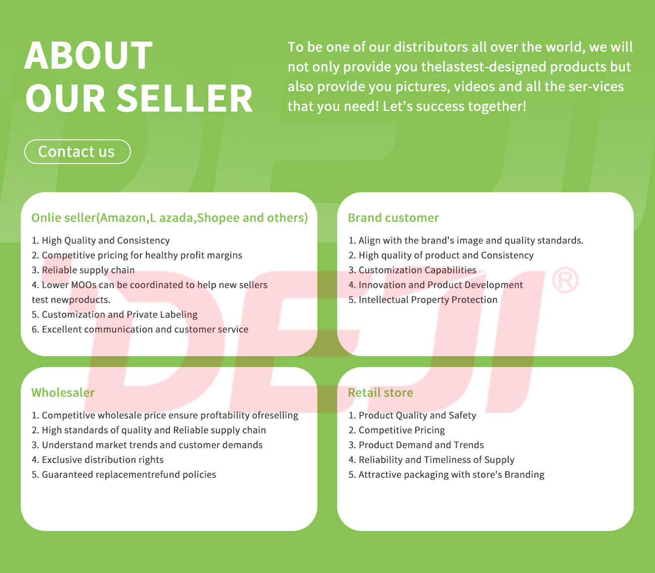 Deji Battery is recruiting agents