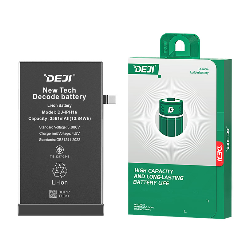 DEJI iPhone 16 Battery 3561mAh Original capacity Decode Version-Wholesale Factory