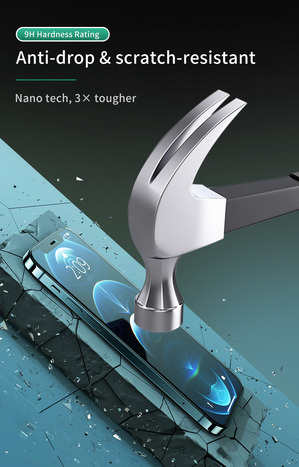 Anti-drop&scratch-resistant