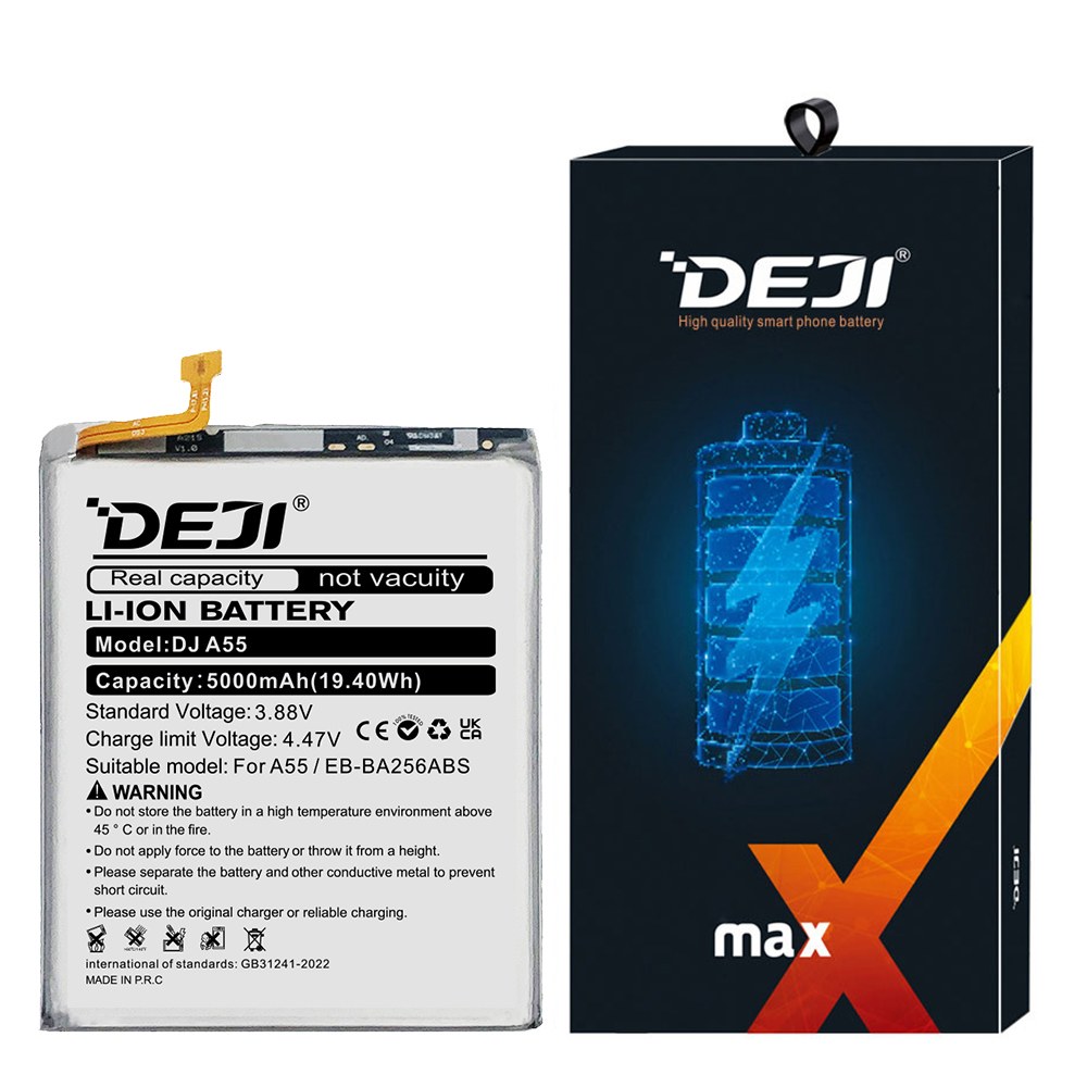 DEJI Samsung EB-BA256ABS Phone Battery for A55 package