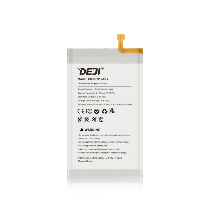 DEJI Factory Wholesale Samsung Replacement Battery BF916ABY for Samsung Z FOLD2 5G 2090mAh