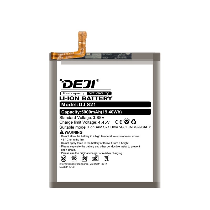 DEJI Samsung S21/S21 Ultra/Plus/FE 5G Series Replacement Battery Wholesale Performance, Stable Power