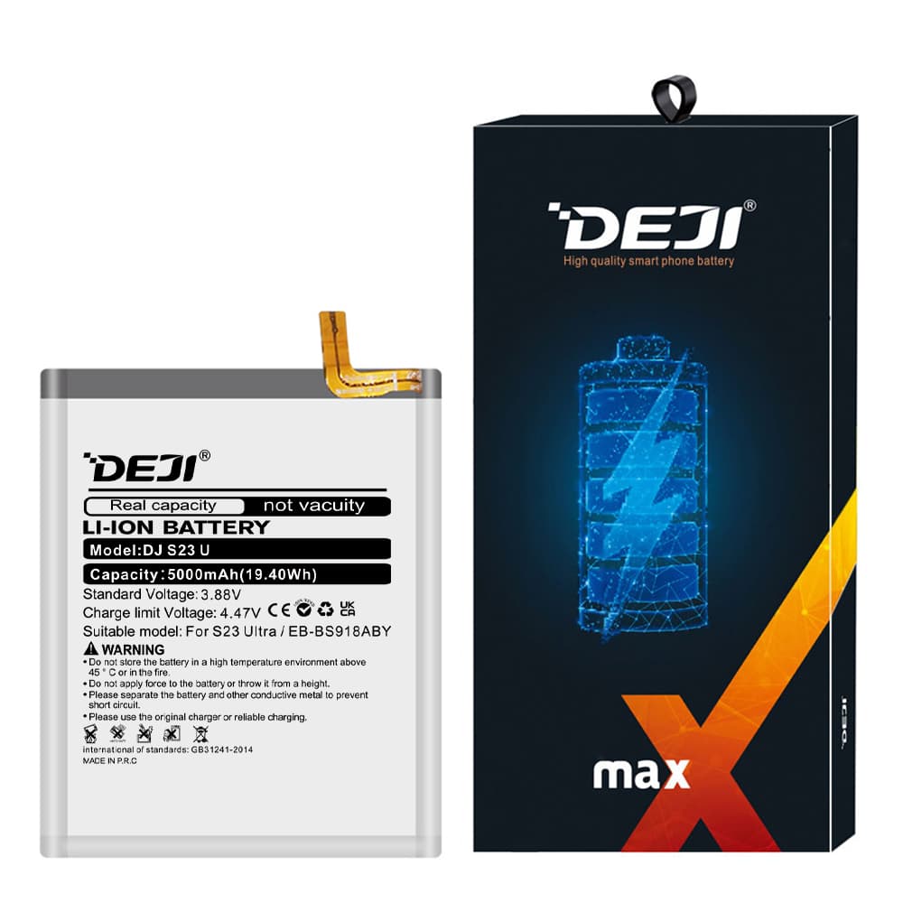 DEJI 5000mAh Samsung S23ULTRA EB-BS918ABY Phone Battery Package