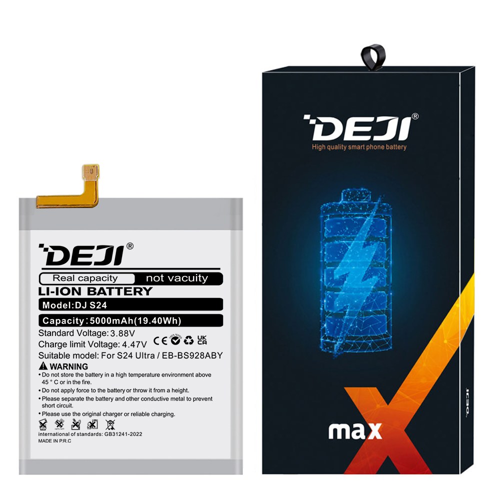 DEJI 5000mAh Samsung S24Ultra/5G EB-BS928ABY Phone Battery Package