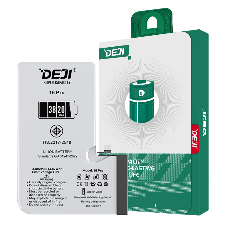 DEJI iPhone 16 Pro 3820mAh High Capacity Battery Seamlessly Upgradable to iOS System