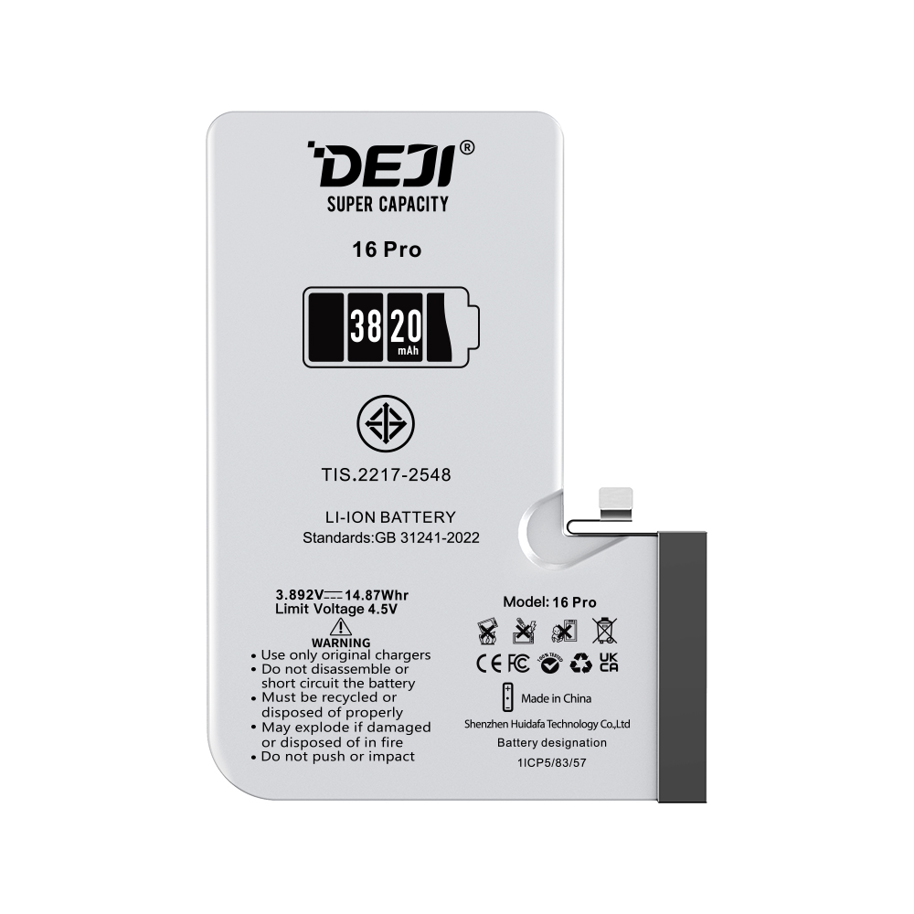 DEJI iPhone 16 Pro 3820mAh High Capacity Battery Seamlessly Upgradable to iOS System