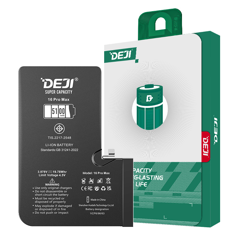 DEJI iPhone 16 Pro Max 5100mAh High Capacity Package
