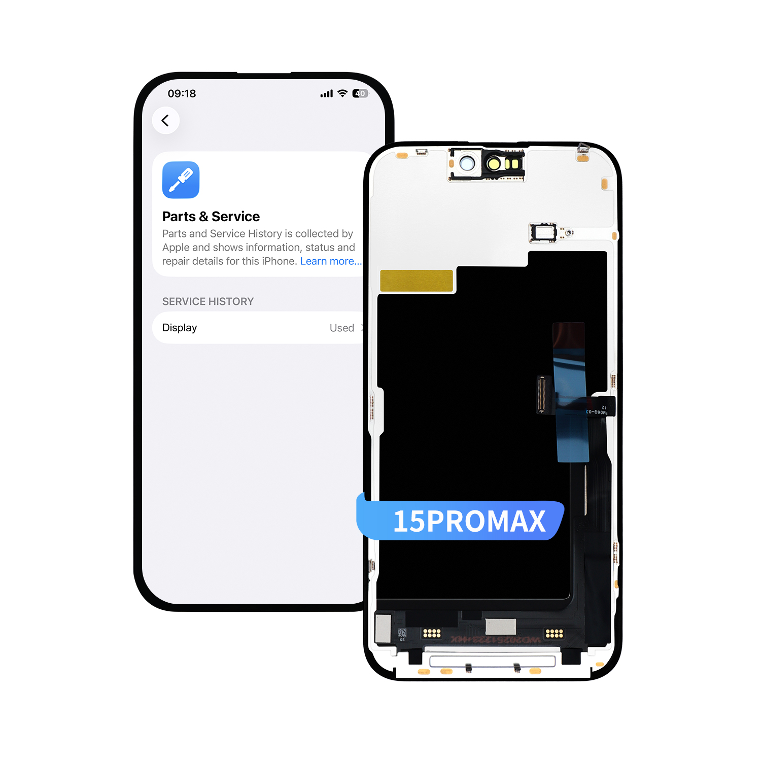 DEJI iPhone 15 Pro Max Diagnostic Soft OLED Screen Assembly 