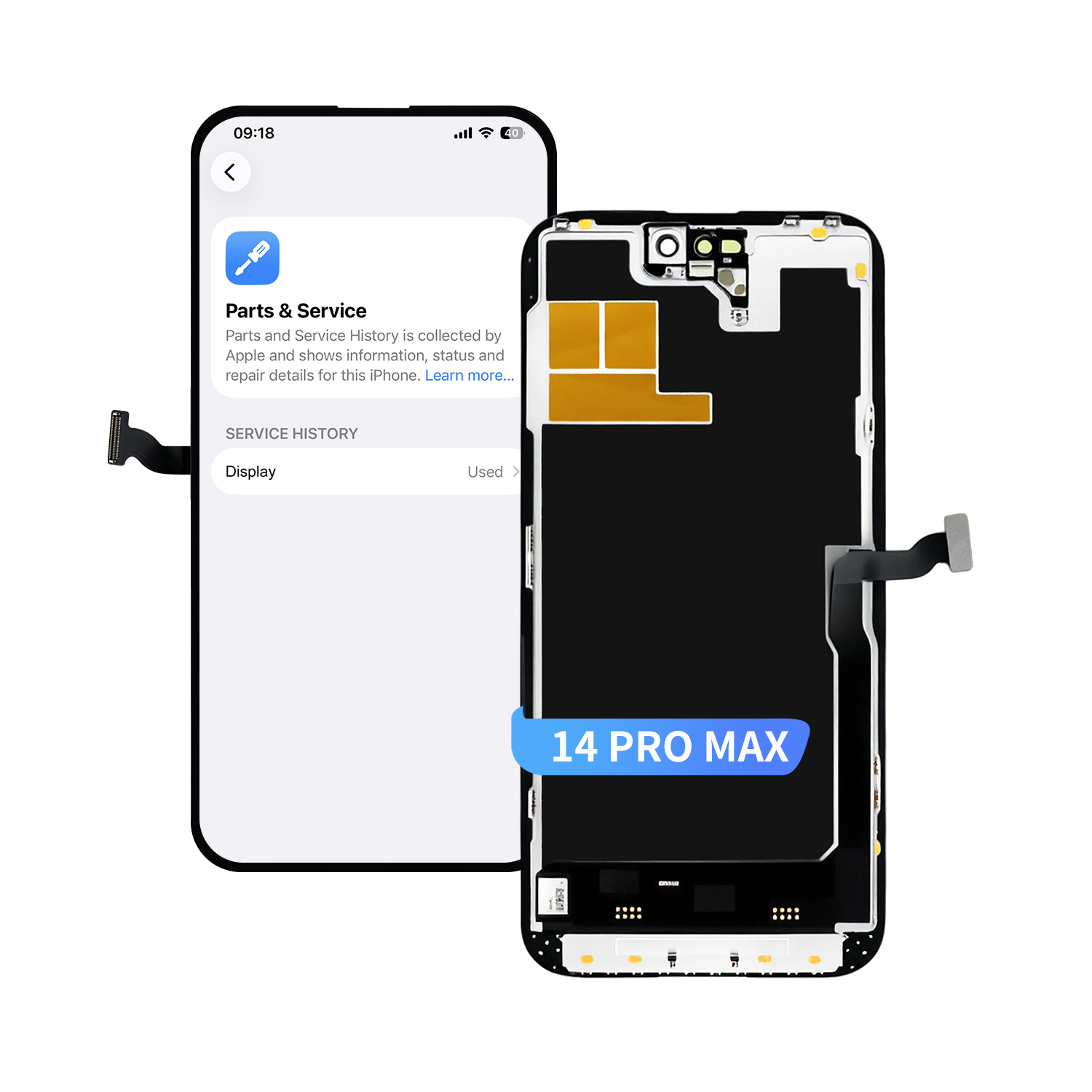 DEJI iPhone 14 Pro Max Diagnostic Soft OLED Screen Assembly 