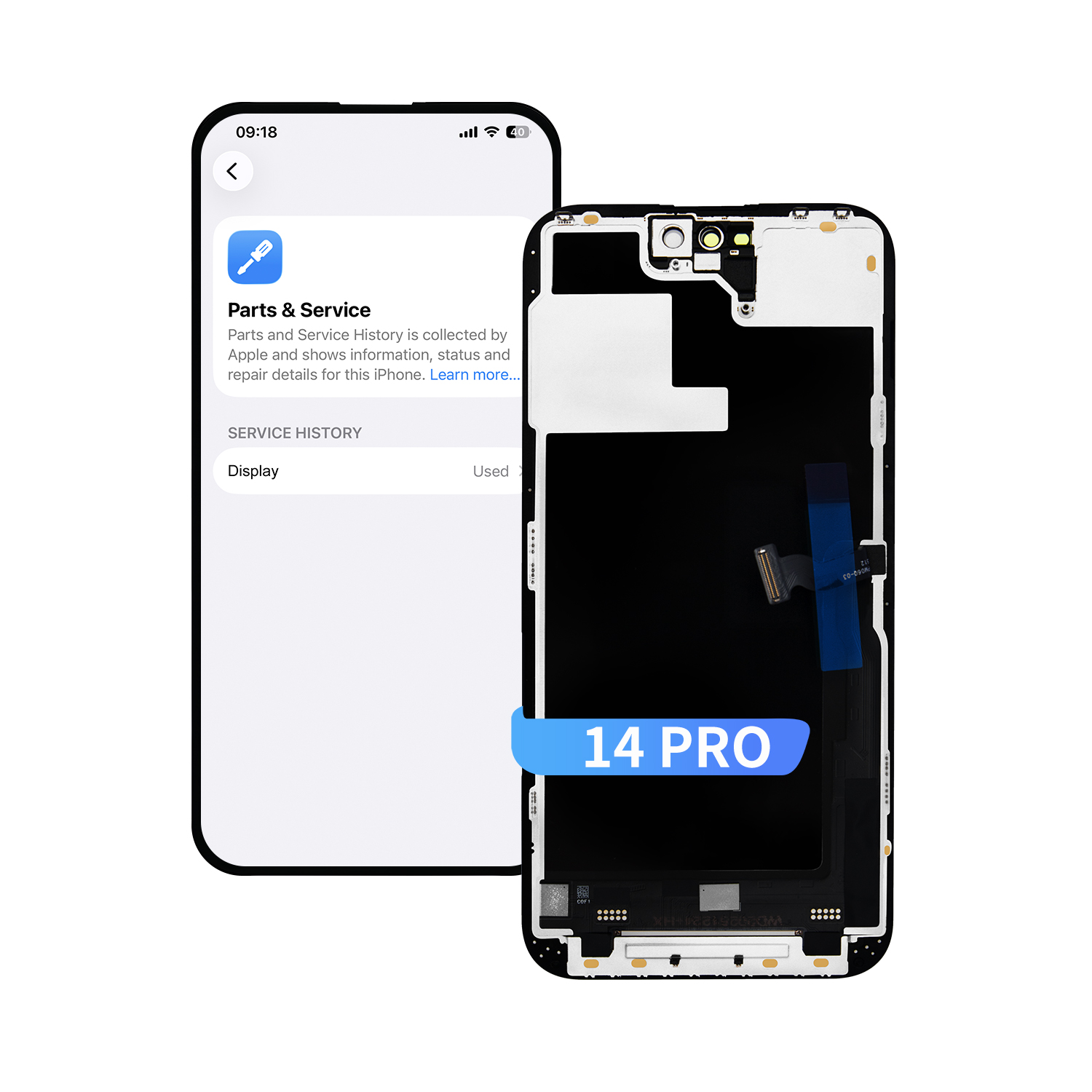 DEJI iPhone 14 Pro Diagnostic Soft OLED Screen Assembly 