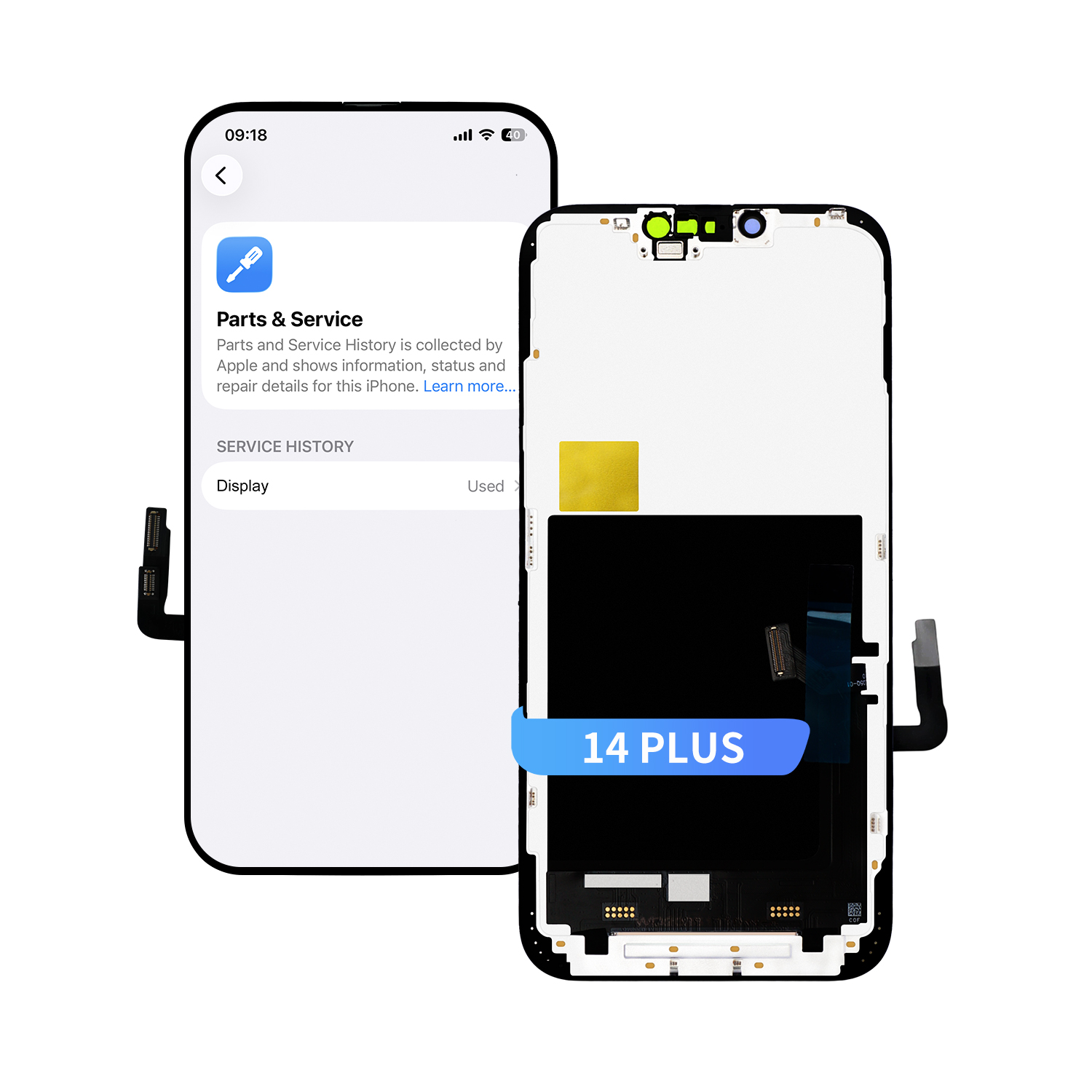 DEJI iPhone 14 Plus Diagnostic Soft OLED Screen Assembly 
