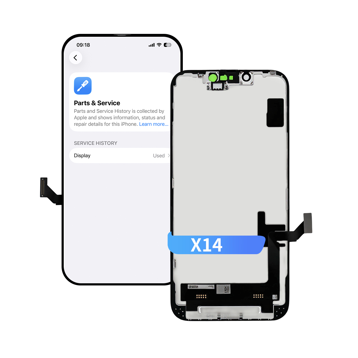 DEJI iPhone 14 Diagnostic Soft OLED Screen Assembly 
