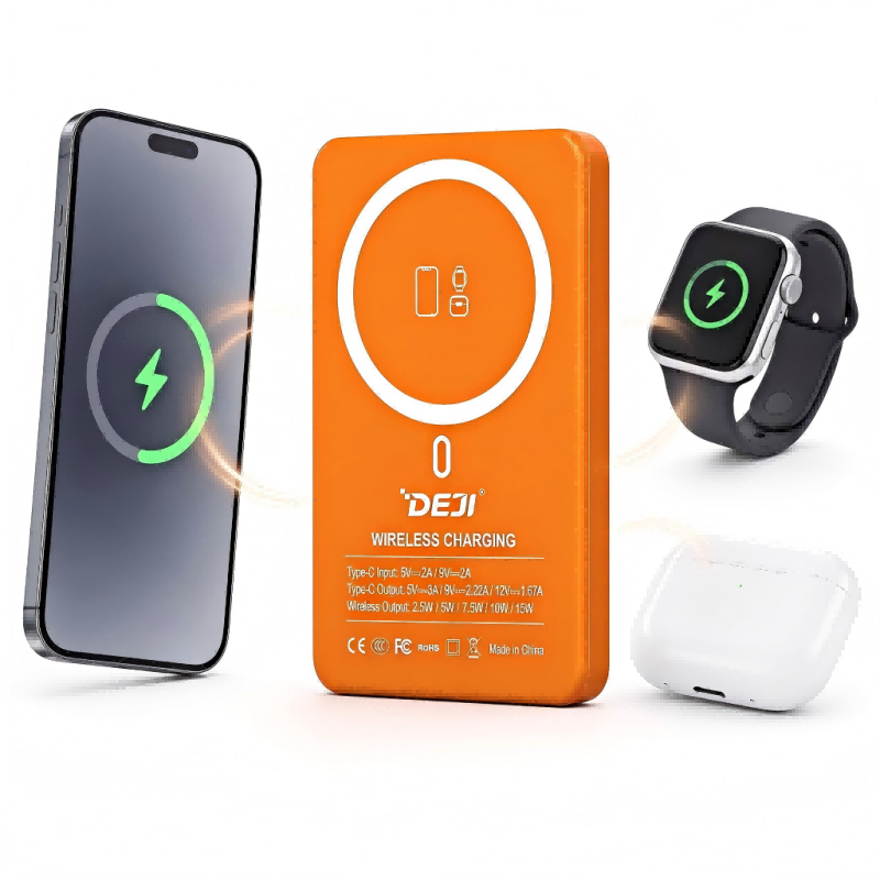 Magnetic charging for phones and watches
