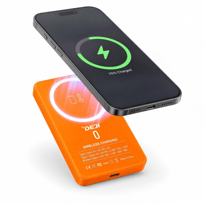 Magnetic wireless charging for mobile phones