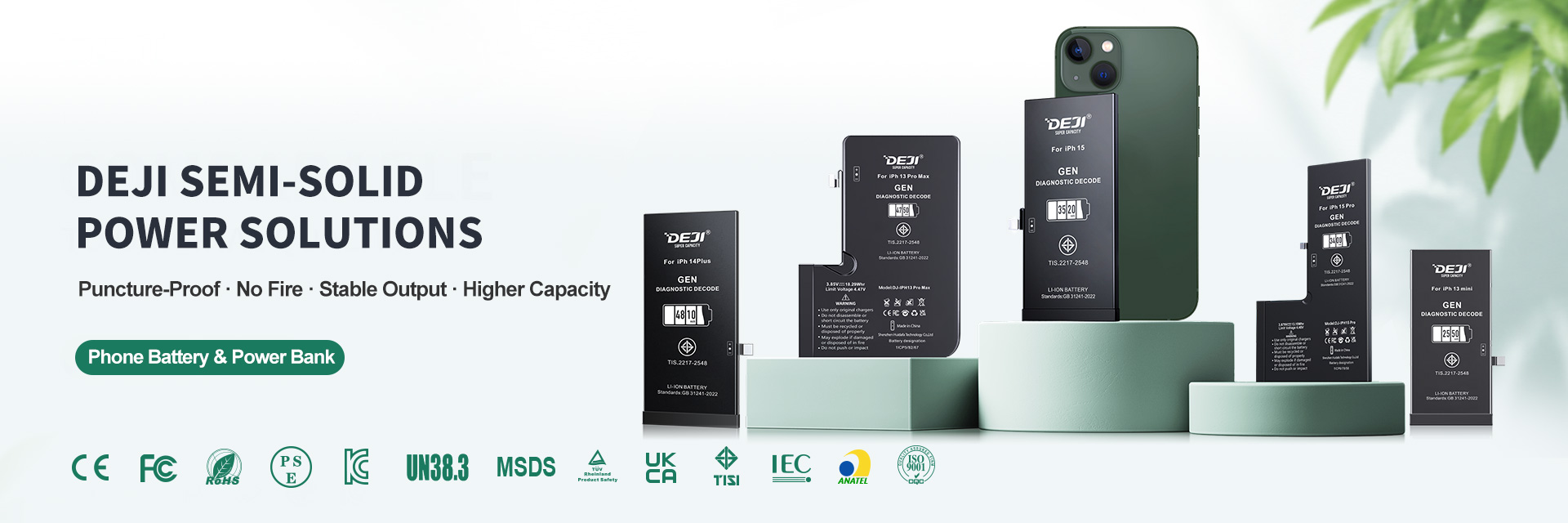 DEJI iphone high capacity battery