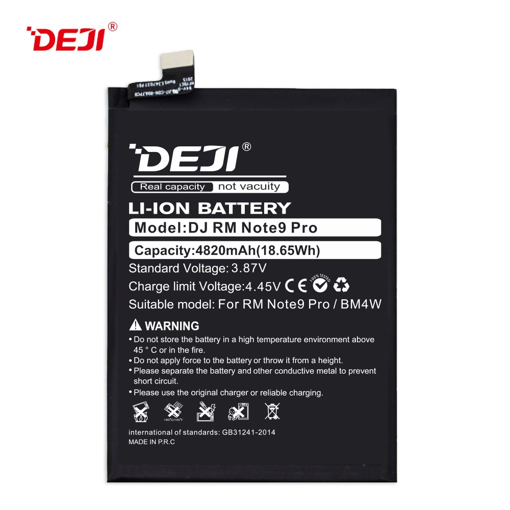 Bulk Purchase for Redmi Note 9 Pro BM4W 4820mAh Deji Battery